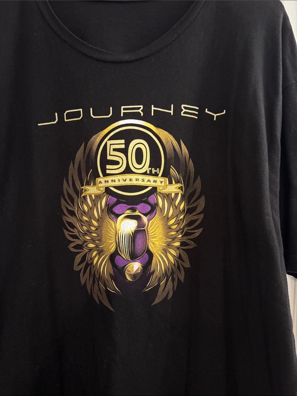50th Anniversary Black Graphic Tee
